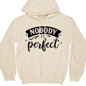 Women’s Nobody Regular Fit Hoodie Letter Pattern Casual Hoodie Human Matching Do Hoodie, color:Apricot|size:XXL, Lilicloth.com