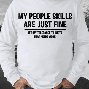 Men’s My Pedple Skills Are Just Fine Crew Neck Casual Sweatshirt, color:White|size:3XL, Lilicloth.com