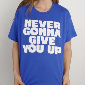 Women’s Crew Neck Cotton Loose Casual T-Shirt Human Matching DoT-Shirt, color:Blue|size:XXL, Lilicloth.com