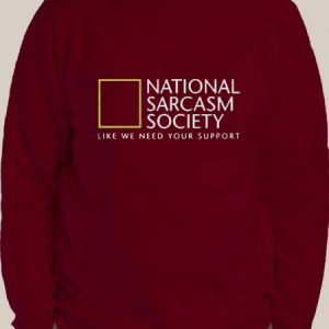 Men's National Lampoon Society Crew Neck Cotton-Blend Casual Color Block Sweatshirt, color:Red|size:3XL, Lilicloth.com