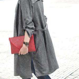 Casual Plain Shawl Collar Trench Coat, Trench Coats, color:Deep Gray|size:4XL, JustFashionNow
