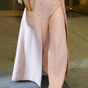 Elegant Regular Fit Plain Fashion Pants, Pants, color:Pink|size:XXL, Stylewe