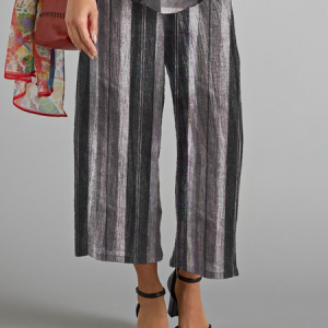 Casual Loose Striped Casual Pants, Pants, color:Gray|size:XXL, JustFashionNow