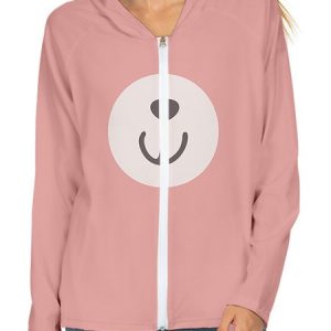 Cat Bear Printing Regular Sleeve Casual Animal Jacket, Jackets, color:Pink|size:3XL, JustFashionNow