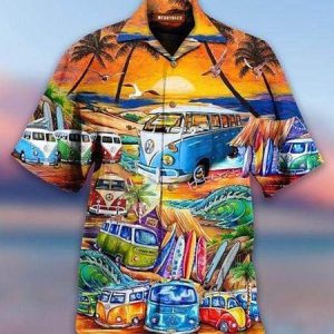 Regular Sleeve Vacation Printing Shirt, Shirts ＆ Blouse, color:Color4|size:3XL, JustFashionNow