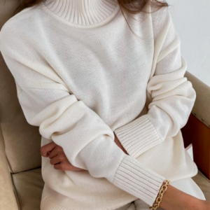 Casual Loose Yarn/Wool Yarn Sweater, Sweaters, color:White|size:XXL, JustFashionNow