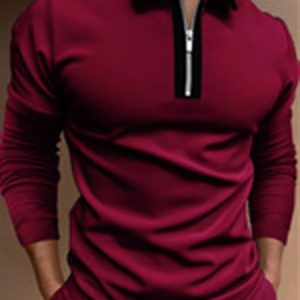Regular Fit Urban Striped Polo Shirt, Polos, color:Color21|size:3XL, JustFashionNow