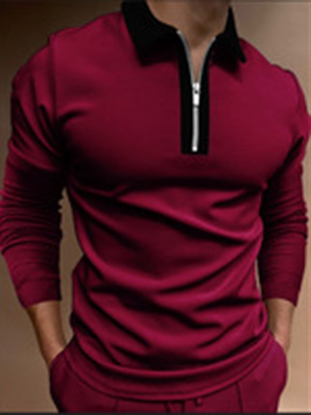 Regular Fit Urban Striped Polo Shirt, Polos, color:Color21|size:3XL, JustFashionNow