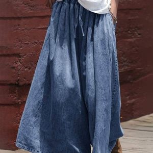 Daily Casual Denim Regular Fit Plain Jeans, Jeans, color:Blue|size:XS, Stylewe