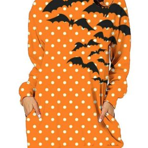 Halloween Hoodie Knitted Sweatshirt, Sweatshirts & Hoodies, color:Color6|size:XXL, JustFashionNow