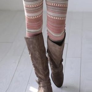 Casual Slim Fit Cotton Blends Leggings, Leggings, color:Multicolor|size:3XL, Noracora
