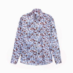 Casual Shirt, Men's Tops, color:Grey White 3|size:XXL, JustFashionNow