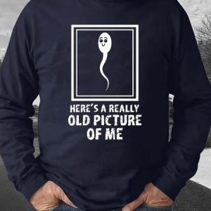 Here's A Really Old Picture Of Me Funny Long Sleeve Sweatshirt, color:Purplish blue|size:3XL, Lilicloth.com