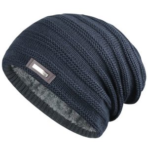 Men's Casual Warm Fleece Knitted Wool Hat, Hats, , COTOSEN, Apparel Online, Cheap Clothes, Buy Now