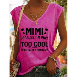 V-Neck Casual Loose Letter Short-Sleeved T-Shirt, women tops, , COTOSEN, Apparel Online, Cheap Clothes, Buy Now