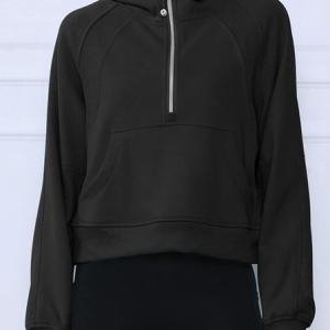 Casual Hoodie Plain Hoodie Pocket Stitching, Hoodies & Sweatshirts, color:Black|size:XXL, Noracora
