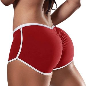 Breathable Comfort Sports Pleated Boxer Briefs, Briefs, color:Wine Red|size:3XL, JustFashionNow