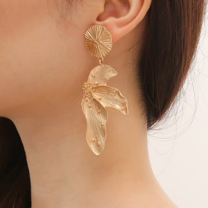 Elegant Petal Stud Earrings, Earrings, color:As Picture|size:One-size, JustFashionNow