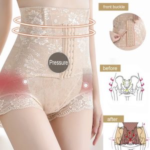 Seamless High Waist Tummy Control Shapewear, short bottom Shapewear, color:Nude|size:3XL, JustFashionNow