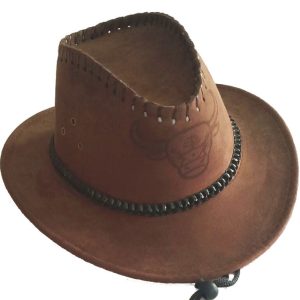 Men's Wide Brim Suede Western Rope Rider Cowboy Hat, Hats, , COTOSEN, Apparel Online, Cheap Clothes, Buy Now