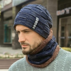 Warm Winter Beanie Hat & Scarf Set Stylish Knit Skull Cap, Hats, , COTOSEN, Apparel Online, Cheap Clothes, Buy Now