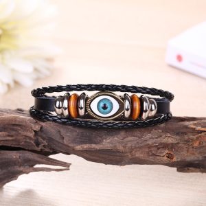 Leather Hand-woven Galaxy Astrology Luminous Adjustable Snap Buckle Wristband-retro Fashion Constellation Gift, Necklace & Bracelet, , COTOSEN, Apparel Online, Cheap Clothes, Buy Now