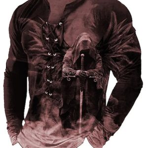Street Others Loose Animal Picture Long Sleeve T-Shirt, T-Shirts, color:Color7|size:4XL, JustFashionNow