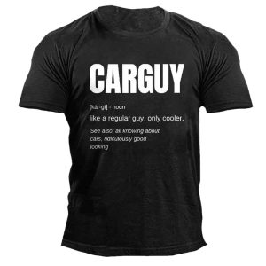 Men's T-Shirt Tee Vintage Car Guy Definition Funny Short Sleeve Outdoor Casual Summer Daily Tops, T-Shirts, , COTOSEN, Apparel Online, Cheap Clothes, Buy Now