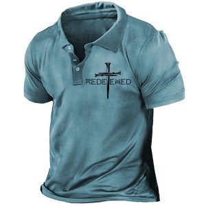 Men's Redeemed Polo T-shirt, T-Shirts, , COTOSEN, Apparel Online, Cheap Clothes, Buy Now