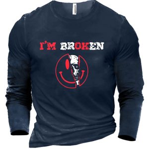 I'm Broken Men's Cotton Shirt, T-Shirts, , COTOSEN, Apparel Online, Cheap Clothes, Buy Now