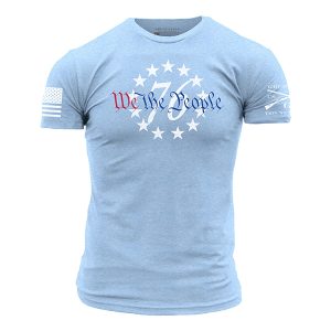 Men's Outdoor 1776 We The People Independence Day Print Casual Crew Neck Cotton T-Shirt, T-Shirts, , COTOSEN, Apparel Online, Cheap Clothes, Buy Now