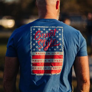 Men's Cotton T-Shirt Vintage American Flag 1776 Independence Day Tour Round Neck Short Sleeve Tee, T-Shirts, , COTOSEN, Apparel Online, Cheap Clothes, Buy Now