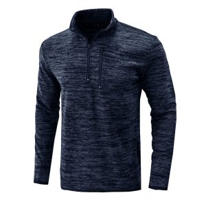 Men's Henley T-Shirt 1/4 Zipper Stand Collar Pocket Tactical Long Sleeve Top, T-Shirts, , COTOSEN, Apparel Online, Cheap Clothes, Buy Now