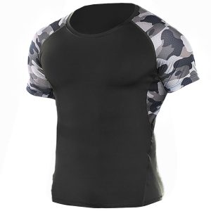 Men's Outdoor Tactical Camouflage Stitching Round Neck T-shirt, T-Shirts, , COTOSEN, Apparel Online, Cheap Clothes, Buy Now