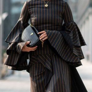 Crew Neck Regular Fit Elegant Shirt, Blouses and Shirts, color:Black|size:XXL, Stylewe