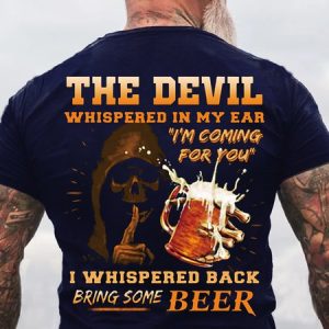 The Devil Short Sleeve T-Shirt, color:Blue|size:3XL, Lilicloth.com