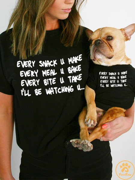Casual Text Letters T-Shirt, color:Black|size:3XL, Lilicloth.com