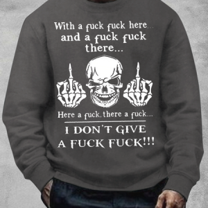 Men's Casual Crew Neck Skull Sweatshirt, color:Gray|size:3XL, Lilicloth.com