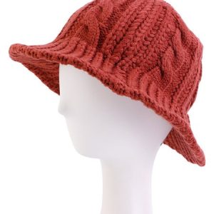Autumn and Winter Warm Simple Knitted Wool Hat, Women Hats, color:Rust|size:One-size, JustFashionNow