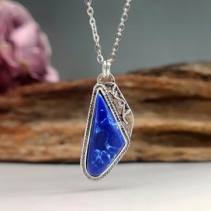 Vintage Hollow Out Branches Triangular Pendant Necklaces, Necklaces, color:As Picture|size:One-size, JustFashionNow