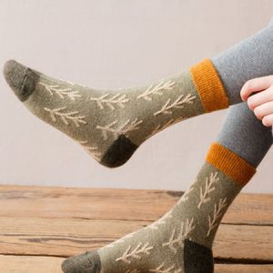 Christmas Warm Wool Blend Socks, Socks, color:Green|size:One-size, JustFashionNow