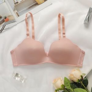 Plain Simple Bra & Bralette, Lingeries, color:Pink|size:XL, Noracora