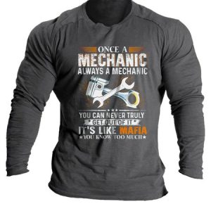Casual Loose Text Letters Long Sleeve T-Shirt, T-Shirts, color:Deep Gray|size:3XL, JustFashionNow