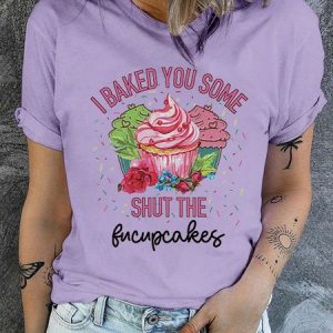 Womens Funny Sarcasm Casual T-Shirt, color:Purple|size:3XL, Lilicloth.com