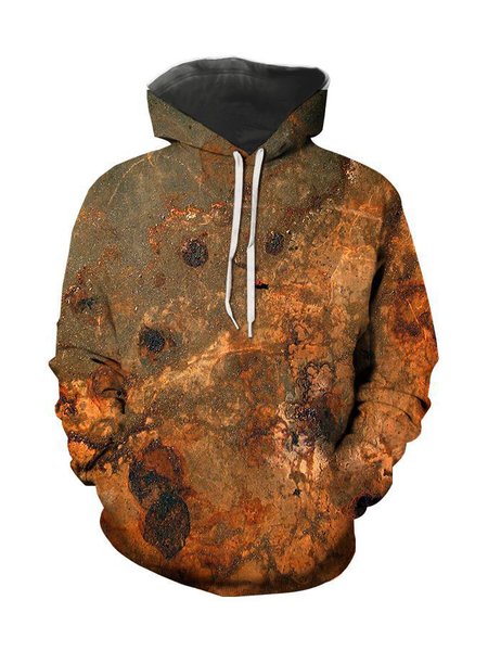 Regular Sleeve Street Hoodie Printing Ombre Hoodie, Sweatshirts & Hoodies, color:As Picture|size:3XL, JustFashionNow