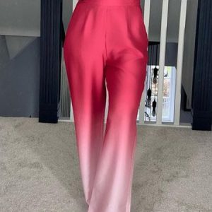 Urban Regular Fit Gradient Pants, Pants, color:Red|size:XXL, Stylewe
