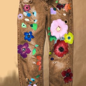 Women Denim Jeans Casual Summer Casual Jeans for Women, Denim&Jeans, color:Brown|size:5XL, Noracora