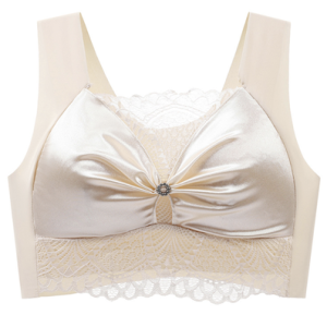 Plain Lace Casual Bra & Bralette, Lingeries, color:Nude|size:5XL, Noracora