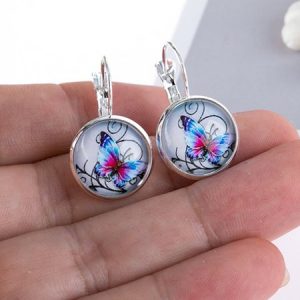 Synthetic Cute Drop Earring, color:White, Lilicloth.com