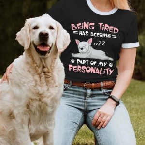 Lilicloth X Funnpaw Women's Being Tired Has Become Part Of My Personality T-Shirt, color:Black|size:L, Lilicloth.com